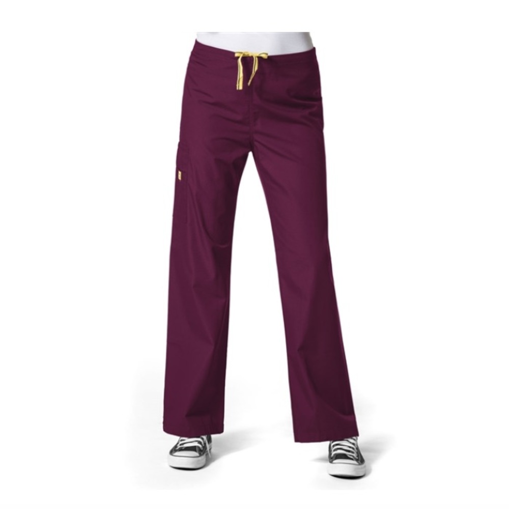 WONDERWINK Wine Colored Scrub Pants